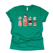 Nurse Christmas Tee, Funny Christmas Nurse, Christmas Nurse Meds Design on premium unisex shirt, 5 color choices, plus sizes available