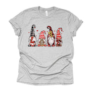 Valentine's Day Tee, Cute Valentine's Day Gnomes, Gnomes Design on premium unisex shirt, 3 color choices, 3x valentine, 4x valentine