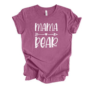 Mama Bear Tee, Cute Mom Shirt, Mama Bear with Arrow, Boho Mama Shirt Design, premium unisex shirt, 3x mom, 4x mom, gift for mom