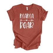 Mama Bear Tee, Cute Mom Shirt, Mama Bear with Arrow, Boho Mama Shirt Design, premium unisex shirt, 3x mom, 4x mom, gift for mom