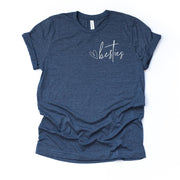 Besties Tee, Super Cute Besties, Best Friends, Besties Pocket Print Design on premium unisex shirt, 6 color choices, 3x besties, 4x besties