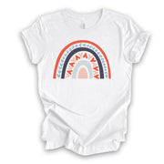 Valentine's Day Tee, Fun Valentine Rainbow, Love Rainbow Design on premium unisex shirt, 3 color choices, 3x valentine, 4x valentine