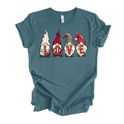 Valentine's Day Tee, Love Gnomes, Cute Valentine Gnomes Design, premium unisex shirt, 3 color choices, plus valentine tee