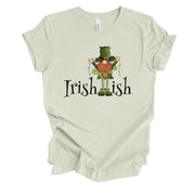 St Patrick's Day, Cute St Patrick's Leprechaun Gnome, Irish-ish Design, premium unisex tee, 3 color choices, 3x st patrick, 4x st patrick