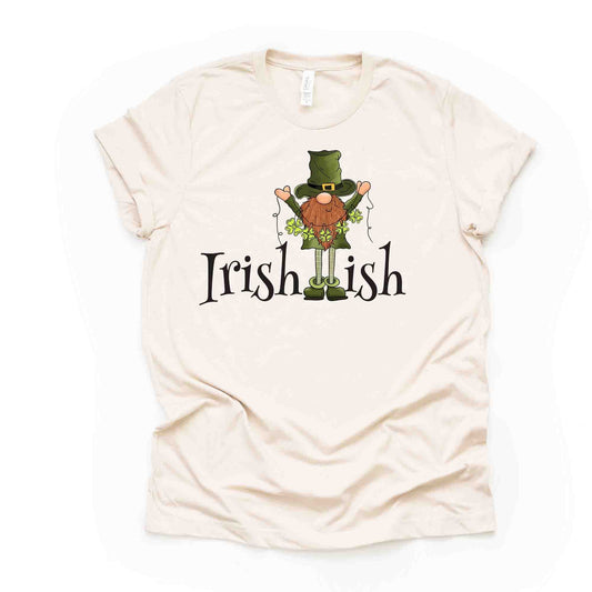 St Patrick's Day, Cute St Patrick's Leprechaun Gnome, Irish-ish Design, premium unisex tee, 3 color choices, 3x st patrick, 4x st patrick