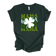 St Patrick's Day, Super Fun St Patrick's Day Mama, St Patricks Mom Design, premium unisex tee, 3 color choices, 3x st patrick, 4x st patrick